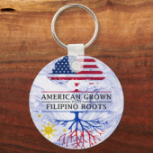 アメリカンロートマーブルスタイル キーホルダー (正面)