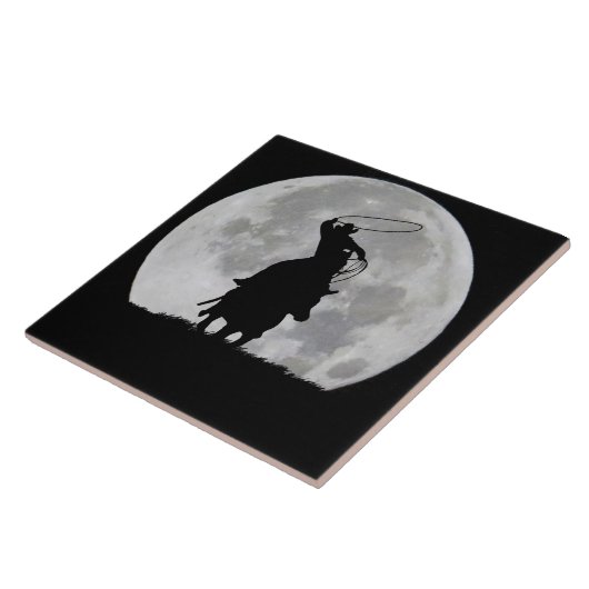 アメリカンローピングカウボーイカントリーウェスタン タイル (側面)