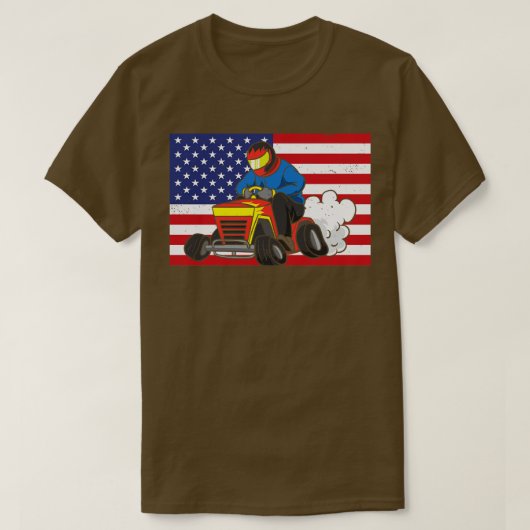 アメリカンローンモーア Tシャツ (デザイン正面)
