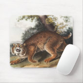アメリカンワイルドキャットイラストレーション マウスパッド (マウス)