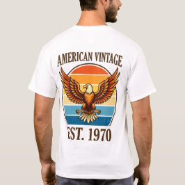 アメリカンヴィンテージイーグルサンセットEst 1970 Tシャツ