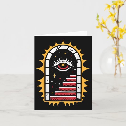 アメリカン伝統的オールドスクールタトゥーフラッシュインクS カード (黄色い花)