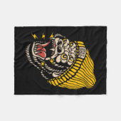 アメリカン伝統的タトゥーゴリラ代替品Ol フリースブランケット (正面(横))