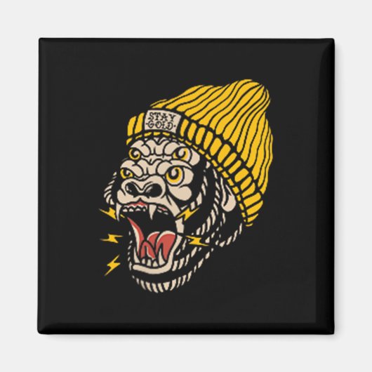 アメリカン伝統的タトゥーゴリラ代替品Ol マグネット (正面)