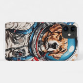 アメリカン伝統的ドッグスケッチ Case-Mate iPhoneケース (裏面(横))