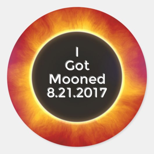アメリカン太陽のク得・エクリッ威厳があるク21 2017.j ラウンドシール (正面)