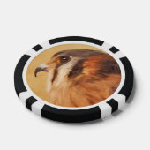 アメリカン絵画ケストレル – Bird Artオリジナル ポーカーチップ (シングル)