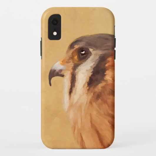 アメリカン絵画ケストレル – Bird Artオリジナル Case-Mate iPhoneケース (裏面)