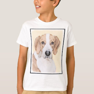 アメリカン絵画フォックスハウンド – Cuteオリジナルドッグアート Tシャツ
