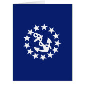 アメリカン航海のヨット国旗ネイビーブルーデコール (正面)