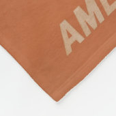 アメリカン航空のテキサス州行きの旅行ポスター フリースブランケット (角)