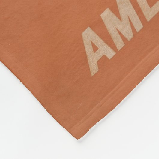 アメリカン航空のテキサス州行きの旅行ポスター フリースブランケット (角)