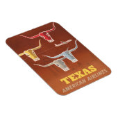 アメリカン航空のテキサス州行きの旅行ポスター マグネット (右側)