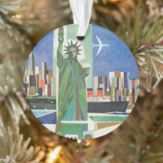 アメリカン航空のヴィンテージ旅行ポスター オーナメント (ツリー)