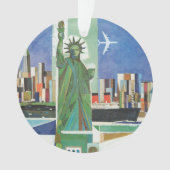 アメリカン航空のヴィンテージ旅行ポスター オーナメント (正面)