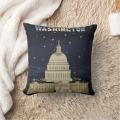 アメリカン航空のヴィンテージ旅行ポスター クッション (ブランケット)