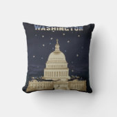 アメリカン航空のヴィンテージ旅行ポスター クッション (正面)