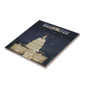 アメリカン航空のヴィンテージ旅行ポスター タイル (側面)