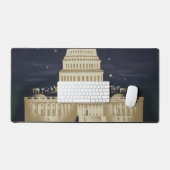 アメリカン航空のヴィンテージ旅行ポスター デスクマット (キーボード&マウス)