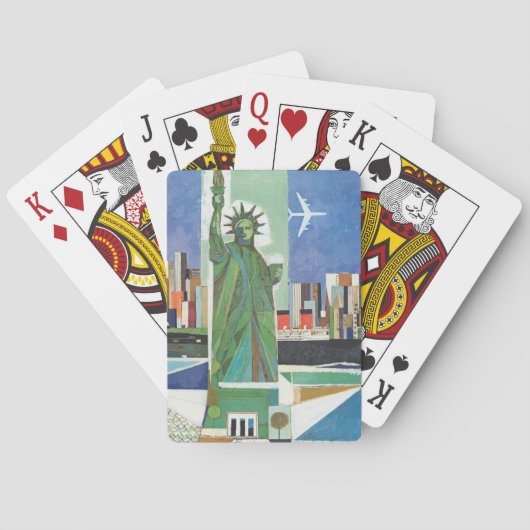 アメリカン航空のヴィンテージ旅行ポスター トランプ (裏面)