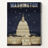 アメリカン航空のヴィンテージ旅行ポスター ノートブック (裏面)