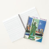 アメリカン航空のヴィンテージ旅行ポスター ノートブック (内部)