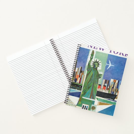 アメリカン航空のヴィンテージ旅行ポスター ノートブック (内部)