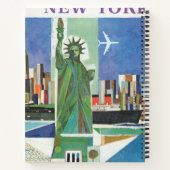 アメリカン航空のヴィンテージ旅行ポスター ノートブック (裏面)