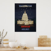 アメリカン航空のヴィンテージ旅行ポスター ポスター (キッチン)