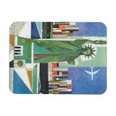 アメリカン航空のヴィンテージ旅行ポスター マグネット (横)