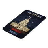 アメリカン航空のヴィンテージ旅行ポスター マグネット (左側)