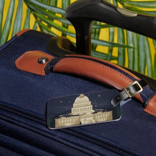 アメリカン航空のヴィンテージ旅行ポスター ラゲッジタグ (正面インサイチュ3)