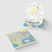 アメリカン航空システム地図 ストーンコースター (横)