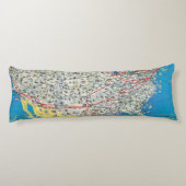 アメリカン航空システム地図 ボディピロー (裏面)