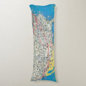 アメリカン航空システム地図 ボディピロー (正面縦)