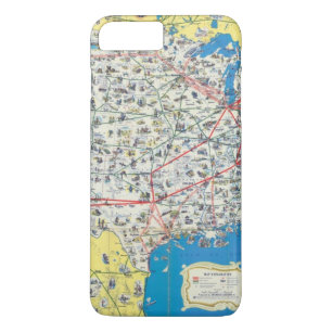 アメリカン航空システム地図 iPhone 8 PLUS/7 PLUSケース