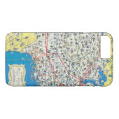 アメリカン航空システム地図 Case-Mate iPhoneケース (裏面(横))