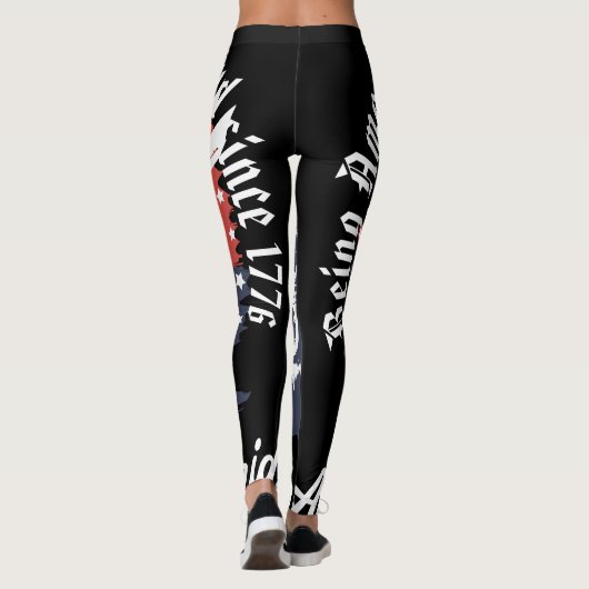 アメリカン誇りを持ったイーグルレギンス レギンス (裏面)