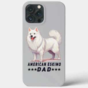 アメリカン誇りを持ったエスキモパパドッグ恋人 iPhone 13 PRO MAXケース