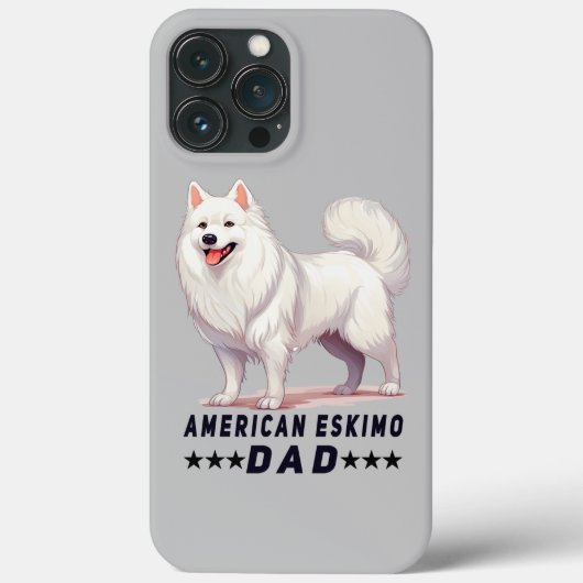 アメリカン誇りを持ったエスキモパパドッグ恋人 Case-Mate iPhoneケース (裏面)