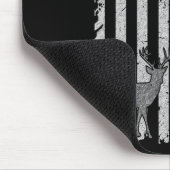 アメリカン鹿狩りボウハンターフラッグアクセサリー マウスパッド (コーナー)