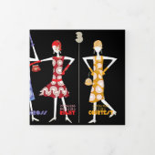 アメリカン麻雀用チャールストン/アメリカン牌 トリフォールドカード 三つ折りカード (カバー)