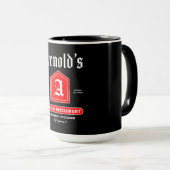 アメリカン1950年代のダイナー マグカップ (正面右)