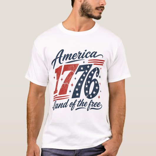 アメリカン1976 ランド・オブ・ザ・フリー Tシャツ (正面)