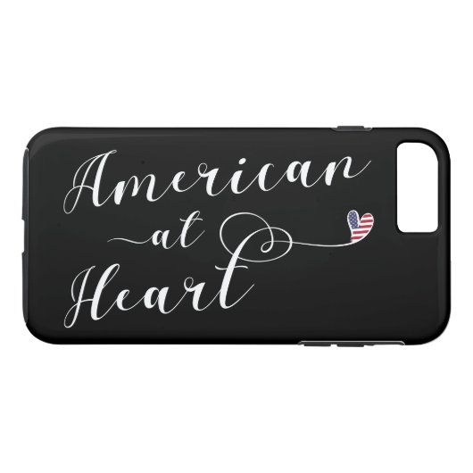 アメリカン・アット・ハートの携帯電話ケース Case-Mate iPhoneケース (裏面(横))