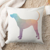 アメリカン・イングリッシュ幾何学模様シルエット クッション (ブランケット)