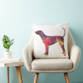 アメリカン・イングリッシュ幾何学模様シルエット クッション (椅子)