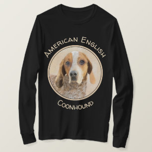 アメリカン·イングリッシュ·クーン絵画ハウンドズ·ドッグ·アート Tシャツ