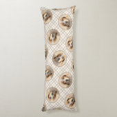 アメリカン・イングリッシュ・コンハウンド・レディ絵を描ックの犬 ボディピロー (裏面 (縦))