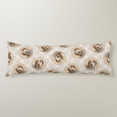 アメリカン・イングリッシュ・コンハウンド・レディ絵を描ックの犬 ボディピロー (正面)